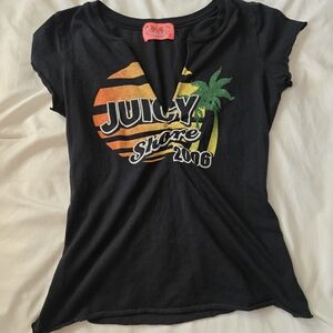 RARE Y2K Vintage Juicy Couture Jersey Shore Top Cinched at the back for sculp